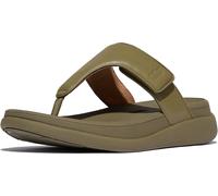 FitFlop Damen Flip Flops F-Mode GO Adjustable Flatform Toe-Post Sandals IW1 Camo-Green-37