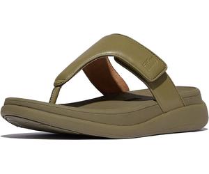 FitFlop Damen Flip Flops F-Mode GO Adjustable Flatform Toe-Post Sandals IW1 Camo-Green-40