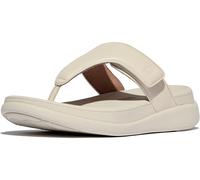 Fitflop Damen F-Mode Go Adjustable Flatform Toe-Post Sandale, beige, 37 EU