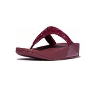 Fitflop Damen Zehensteg-Sandale Lulu Crystal-Mix Rhabarberfarben 37 EU