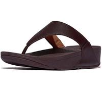 FitFlop Damen Flip Flops Lulu Leather Toepost I88 Plumberry-40