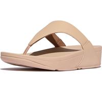 Fitflop Damen Lulu Leather Toepost Sandale, beige, 37 EU
