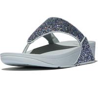 FitFlop Damen Flip Flops Lulu Multi-Tonal Glitter Toe-Post Sandals JE6 Quiet Blue-37