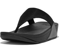 FitFlop Damen Flip Flops Lulu Shimmerlux Toe-Post Sandals FZ7 All Black-43