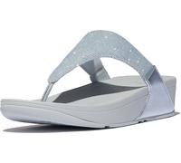 Fitflop Damen Lulu Shimmerlux Toe-Post Sandale, blau, 38 EU