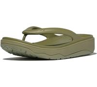 FitFlop Relieff Recovery Toe-Post Damen Flip-Flops olivgrün - 37