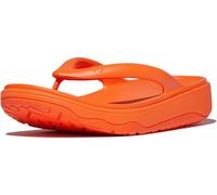 Fitflop Damen Relieff Recovery Toe-Post Sandale, Orange, 39 EU Weit