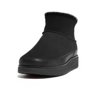 Fitflop Damen GEN-FF Ultra-MINI Double-Faced Shearling Boots Stiefelette, Schwarz, 42 EU