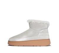 Fitflop Damen Gen-ff Ultra-Mini Metallic D/Faced Shearling Stiefel, silber, 40 EU