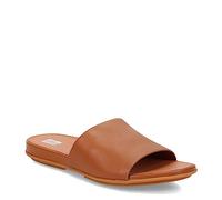 Fitflop Damen Gracie Leather Pool Slides Hausschuh, Light Tan, 37 EU
