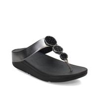 Fitflop Halo Bead-circle Metallic Toe-post Slides Schwarz EU 39 Frau (Herstellerartikelnummer: HJ1-B06-EU39)