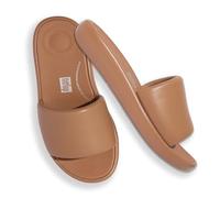 FitFlop Damen iQushion D-Luxe Padded Leather Slides Sandalen, Latte Tan, 42 EU