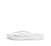 Fitflop Damen iQushion Ergonomic Flip Flops - leicht und bequem mit natürlicher Fußgewölbestütze - Urbanweiß - 39 EU