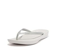 Fitflop Damen Iqushion Ergonomic Flip-flops' Zehentrenner, Silber, 36 EU