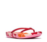 Fitflop Damen Iqushion Flowerz Ergonomische Zehentrenner Flip-Flop, Redberry, 36 EU