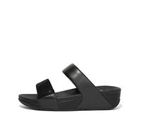 Fitflop Damen Lulu Crystal Embellished Slides, Schwarz, 42 EU