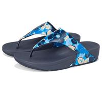 Fitflop Damen Lulu Flowerz Leather Toe-Post Sandale