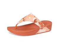 Fitflop Damen Lulu Flowerz Leder Zehentrenner, pfirsich, 41 EU