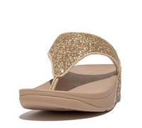 Fitflop Damen LULU Glitter Toe-Thongs Sandale, Latte Beige, 38 EU