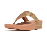 Fitflop Damen Lulu Glitterball Zehensteg Sandale, Gold, 37 EU