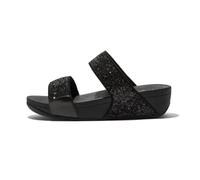 FitFlop Pantoffeln Lulu Slide - Glitter in Schwarz 41