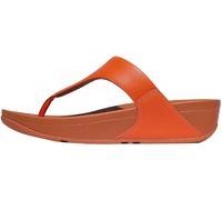 Fitflop Damen Lulu Leather Toepost Sandale, Satsuma, 41 EU