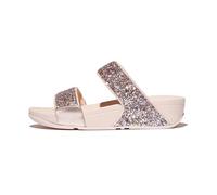 Fitflop Damen Lulu Multi-Tonal Glitter Slides Sandale, Rose, 40 EU