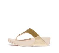 Fitflop Damen Lulu Opul Zehensteg-Sandalen, Platin, 43 EU