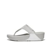 Fitflop Damen Lulu Shimmerlux Zehensteg-Sandalen, silber, 40 EU