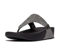 Fitflop Damen Lulu Shimmerlux Zehensteg-Sandalen, zinnfarben, 36 EU
