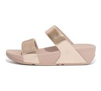 Fitflop Damen Lulu Slide Hotfix Schiebe-Sandalen, rose gold, 41 EU