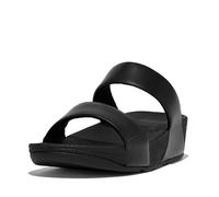 Fitflop Damen Lulu Slide Leather Schiebe Sandalen, Schwarz, 39 EU