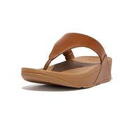 Fitflop Damen LULU TOE POST - LEATHER Zehenstütze Sandalen, Beige (Ss18 Hellbraun 592), 43 EU
