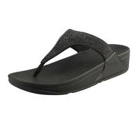 Fitflop Damen Lulu Wedge Sandal, All Black, 37 EU