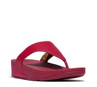 Fitflop Damen Lulu Zehensteg aus Leder Sandale, rot, 36 EU