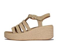 Fitflop Damen Platfforms Espadr. Suede Fisherman Wedge Sandals Keilsandale