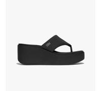Fitflop Damen Platfforms Wedge Toe-Post Sandals Keilsandale, Schwarz, 42 EU