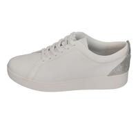 Fitflop Damen Rally Crystal-backtab Leather Sneakers Schuh, Urban White Silver, 38.5 EU