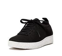 Fitflop Damen Rally E01 Multi-Knit Trainers Sneaker, Schwarz, 37.5 EU