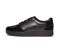 FitFlop Damen Rally Leather New Device Sneaker, Schwarz, 40 EU