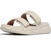 Pantolette FITFLOP "F-MODE GO", Damen, Gr. 38, beige, Lederimitat, unifarben, casual, Schuhe, Plateausandale mit dämpfender MICROWOBBLEBOARD Technologie (23428624-38) beige