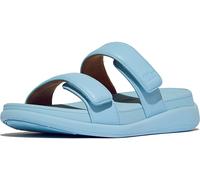FitFlop Damen Sandalen F-Mode GO Adjustable Flatform Two-Bar Slides IW2 Bondi Blue-41