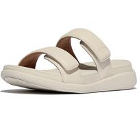 Fitflop Damen F-Mode Go Adjustable Flatform Two-bar Slides Schiebe-Sandalen, beige, 37 EU