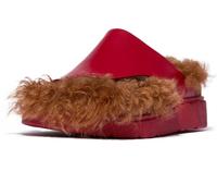 FitFlop Damen Sandalen Gen-FF X Roksanda Cut-Out Leather Slides IZ9 Crimson/Tan-37