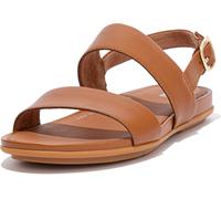 FitFlop Damen Sandalen Gracie Leather Back-Strap Sandals EB1 Light Tan-42