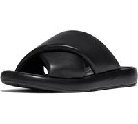 FitFlop Damen Sandalen Iqushion D-Luxe Padded Leather Cross Slides JB5