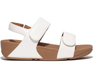 FitFlop Damen Sandalen Lulu Adjustable Leather Back-Strap Sandals FV8 Urban White-37