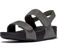 FitFlop Damen Sandalen Lulu Adjustable Shimmerlux Back-Strap Sandals GA2 Pewter-38