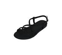 Fitflop Fino Zehentrenner Leder Damen Sandalen All Black EU 39/UK 6