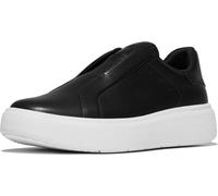 FitFlop Damen Sneaker Rtg Leather Laceless Sneakers E4T Black-40
